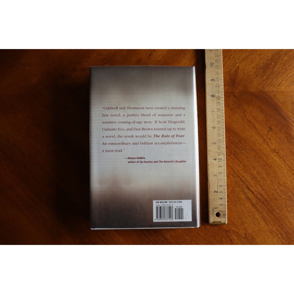 Rule of Four SIGNED (by both Authors) Caldwell & Thomason 1st/1st HCDJ Hardcover - Picture 3 of 12